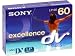 Sony - Digital Video-Kassette, Excellence Qualität, 60 Minuten