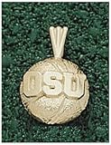LogoArt Ohio State Buckeyes 10K Gold Basketball Charm