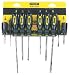 Stanley 60-100 Standard Fluted Screwdriver Set, 10-Piece