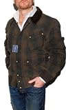 Polo Ralph Lauren Mens Oil Hunting Vintage Jacket Brown Green Plaid XL