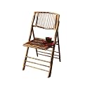 Bamboo Folding Chairs - Set of 2