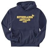 Sweatshirt Navy Blue  Netherlands Antilles King  Country