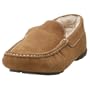 L.B. Evans Men's Edmond Shearling Moccasin,Brown Stained Nubuk,10 M