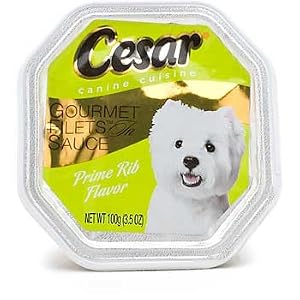 Cesar Gourmet Filets Prime Rib in Sauce, Case of 24