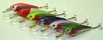 6 Set L6I Injured Shad Custom Lures - Plugs Crankbaits Bass Fishing Set L5i