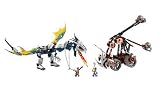 LEGO VIKINGS Double Catapult vs. The Armored Ofnir Dragon (7021)