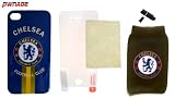 Chelsea FC iPhone 4 & 4s Case (Blue) + 5x Accessories (Pwnage)