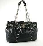 Betsey Johnson Rocker Babe Shoulder Bag (Black)