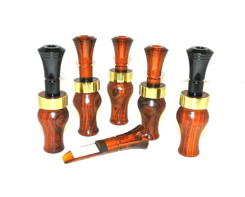 Cocobolo Duck Calls Hand Turned on My Lathe With Inserts From ECHO CALLS