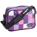 Tagger  Cuby Retro Squares PURP Sac bandoulière mi