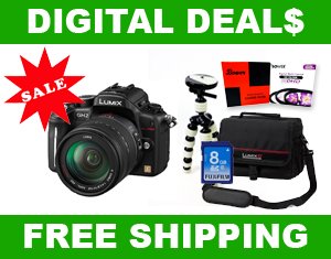 Cheap  Panasonic Lumix DMC-GH2 16.05 MP Live MOS Interchangeable Lens Camera with 3-inch Free-Angle Touch Screen LCD and 14-140mm HD