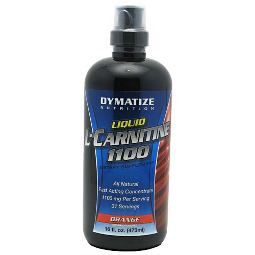 Dymatize Nutrition Liquid L-Carnitine 1100, Orange, 16 Ounce Dymatize Nutrition Liquid L-Carnitine 1100, Orange, 16 Ounce