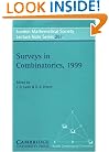 Surveys in Combinatorics, 1999 (London Mathematical Society Lecture Note Series)