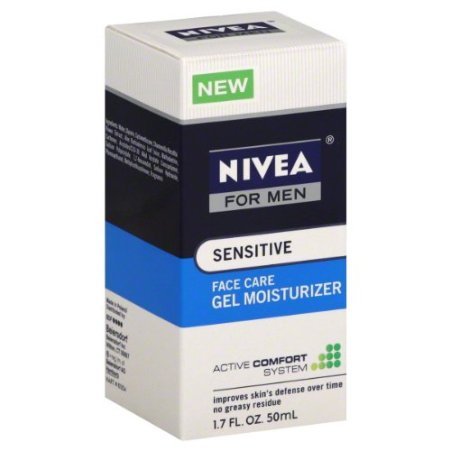 Beiersdorf Nivea Sensitive Gel Moisturizer for Men, 1.7 Ounce