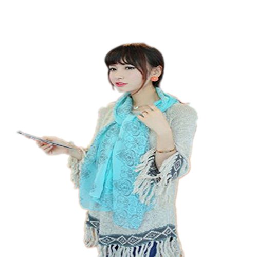 Dealzip Inc Womens Girls Scarf Vintage Pretty Cute Wrapping India Paisley Throw Stole Soft Cozy