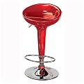 Scooper Barstool - Metallic Red