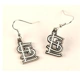 St. Louis Cardinals White Dangle Earrings
