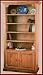 2-Door Bookcase-Cherry (Colonial Stain)