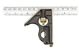 Johnson Level 406EM 6-Inch English/Metric Metal Combination Square