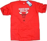 Chicago Bulls adidas Red Primary Logo T-Shirt-X Large