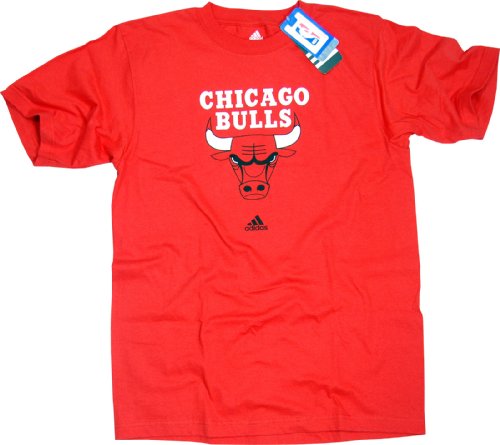 Chicago Bulls adidas Red Primary Logo T-Shirt-X Large