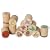 12 Set Holzstempel Wilde Tiere