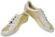 Coach Reina Metallic Gold Signature Tennis Shoes New
