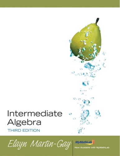 Intermediate Algebra (Martin-Gay Developmental Math Series)