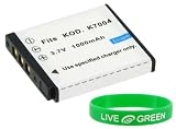 Young Micro KLIC-7004 1000mAh Li-Ion Battery Kodak EasyShare M1033 Digital Camera Pink