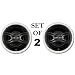 Yamaha Natural Sound Custom Easy-to-install In-Ceiling 3-Way 100 watts Speaker Set (1 Pair of 2 Speakers) with Dual Tweeters & 6-1/2" Woofer for Large Room or 2 Smaller Rooms