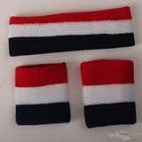 Rasta Band-Red White Navy Set