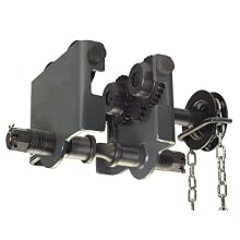 R&M Hoists RPTC Manual Hand Geared Trolley, 1 ton Capacity, 7.88" - 12.20" Beam Flange Width