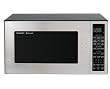 Sharp R-530ES 2-Cubic-Foot 1200-Watt Microwave, Stainless Steel and Black