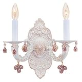 Abbie Candle Wall Sconce Color Accents: Amber