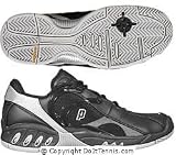 Prince Men's MV4 (Black/Silver) Tennis shoes, Available in Sizes 7.5 thru 14