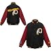 G-Iii Washington Redskins Faux Leather Jacket Size: Extra Large