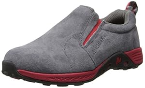 Merrell Jungle Moc Sport (Little Kid/Big Kid),Grey/Red,10.5 M US Little Kid