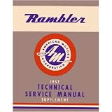 1957 AMC NASH RAMBLER Service Shop Repair Manual Book by Chrysler
