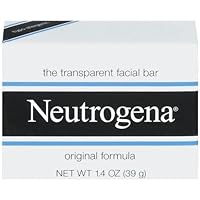 Neutrogena Original Formula Transparent Facial Bar, 1.4 Ounce Bars