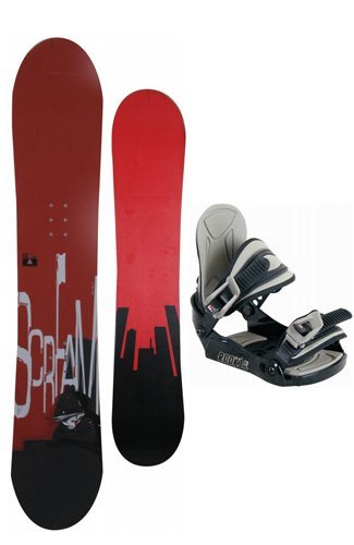 Childrens Toyshop  Sporting Goods : F2 Scream 128 cm Snowboard W/ Kids Bindings MSRP $350