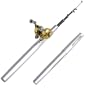 MINI CANNA DA PESCA TELESCOPICA A PENNA CON MULINELLO