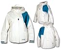 ZIENER Skijacke Winterjacke AKOKO GIRLS Kids white/blue