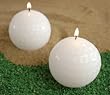 Golf Ball Citronella Wax Candles (set of 2)
