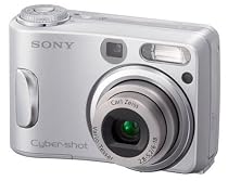 Sony DSC-S90 Cyber-shot Digital Camera - Silver [4Mp, 3x Optical, 2.5" LCD]