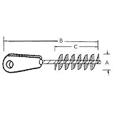 Buy 1 1 4 Diameter, 16 Long Tube Brush with Handle and Brass Bristles