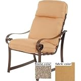 Suncoast Orleans Hi-Back Dining Chair With Cont Welt - Sahara Fram...