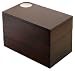 Umbra Spindle Pivoting Storage Box, Espresso
