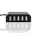 KabelDirekt 40W / 8 Amps 5 Port High Speed USB Charger with IDD Technology (Intelligent Device Detection) - Perfect for all iOS & Android devices and every other device with an USB port - black - PRO Series