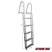 Extreme Max 3005.3383 Aluminum Pontoon/Dock Ladder - 5-Step