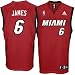 adidas LeBron James Miami Heat Replica Jersey-Red-visli Cheap Deals